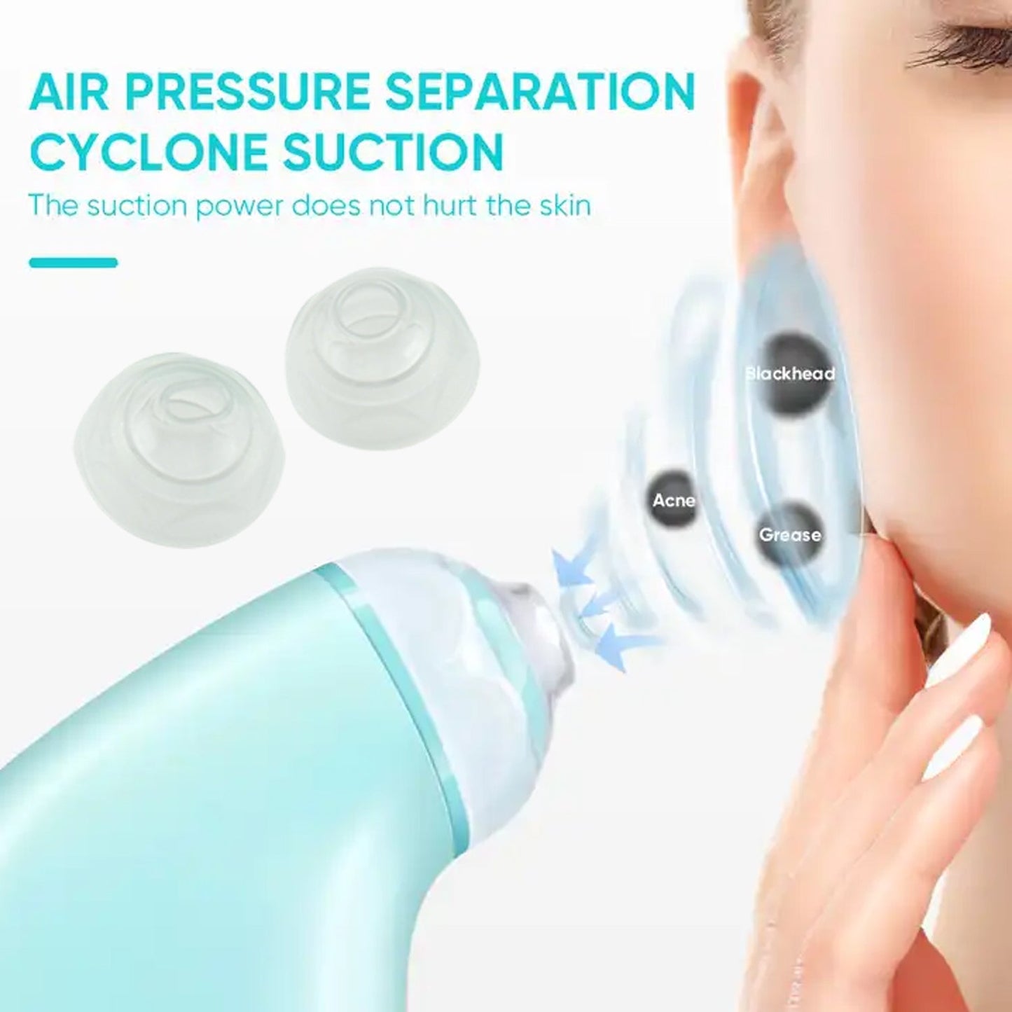 Mini Handheld Vacuum Blackhead Remover Ã¢â‚¬â€œ Facial Massage & Spot Lifting (1 Pc)