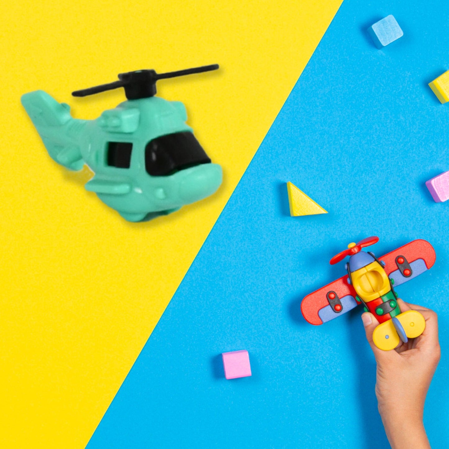 Small DIY Helicopter Toy, Small Kid's Toy, Rotating Tail  Wing DIY Helicopter-2 pcs