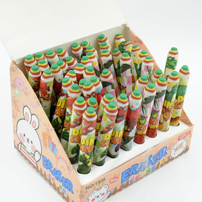 Fancy Erasers for Kids in Different Shapes Ã¢â‚¬â€œ Rainbow Erasers, Stationery Gift for Kids Pencil Shaped Eraser for Children School Kids/Birthday Return Gift for Children (48 Pcs Set)