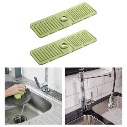 Silicone Sink Faucet Pad Ã¢â‚¬â€œ Drip Protector & Splash Guard for Kitchen, Bathroom & Bar