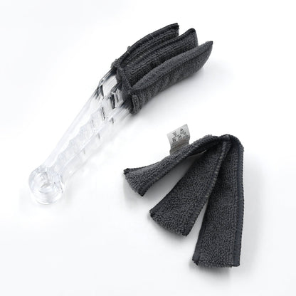 Window Blind Cleaner Brush with Microfiber Sleeves Ã¢â‚¬â€œ Dusting Tool for Shutters & AC (1 Pc)