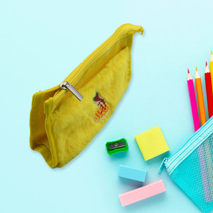 Smart Double Pocket Zipper Pouch Ã¢â‚¬â€œ Multipurpose, Washable Stationery Organizer for School & Travel (2-Pocket)