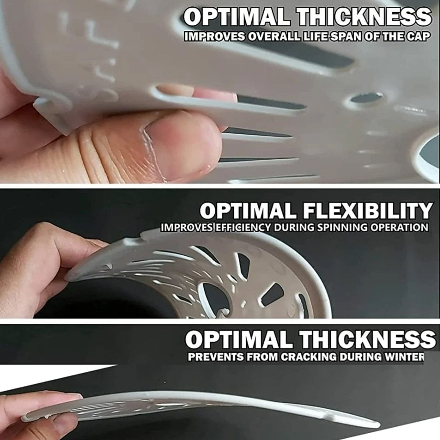 Universal Fit Top Load Semi Automatic Washing Machine Spin Safety Cover / Spinner Cap / Dryer Safety Cover / Lid & Plate (2 pc)