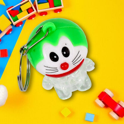 Doremon lightning keychain, 2 colored lightning keychain (3 pc)