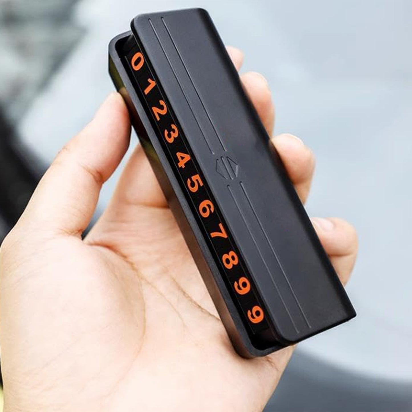 Temporary Car Parking Mobile Number Display with Magnetic Numbers Stickers,Car Parking Magnetic Mobile/Telephone Number Plate (1Pc)Ã‚Â Ã‚Â 