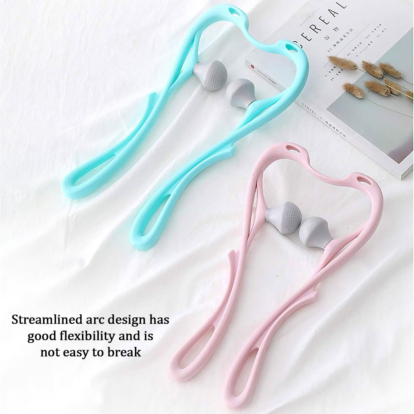 Neck Shoulder Massager, 33Ãƒâ€”18 cm Portable Relieving the Back for Men Relieving the Waist Women (1 Pc)