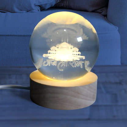 3D Crystal Ball lamps for Bedroom 3D Lamps for Home Decoration 3D Crystal Ball Night Light Gifts for Women Gifts for Men Room Decor Items for Bedroom for Friend and FamilyÃ‚Â (1 Pc)