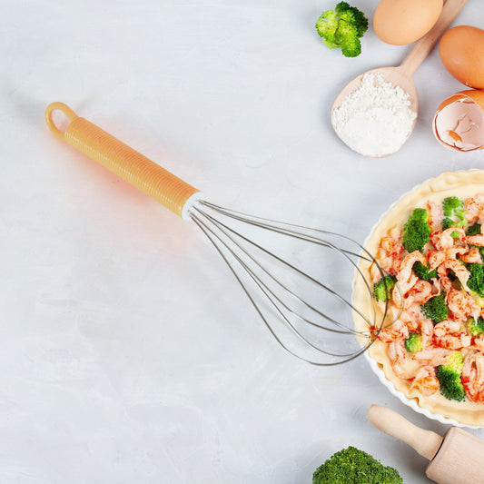 Stainless Steel Manual Whisk Ã¢â‚¬â€œ Cream, Flour & Egg Mixer (16 Cm)-2 pcs