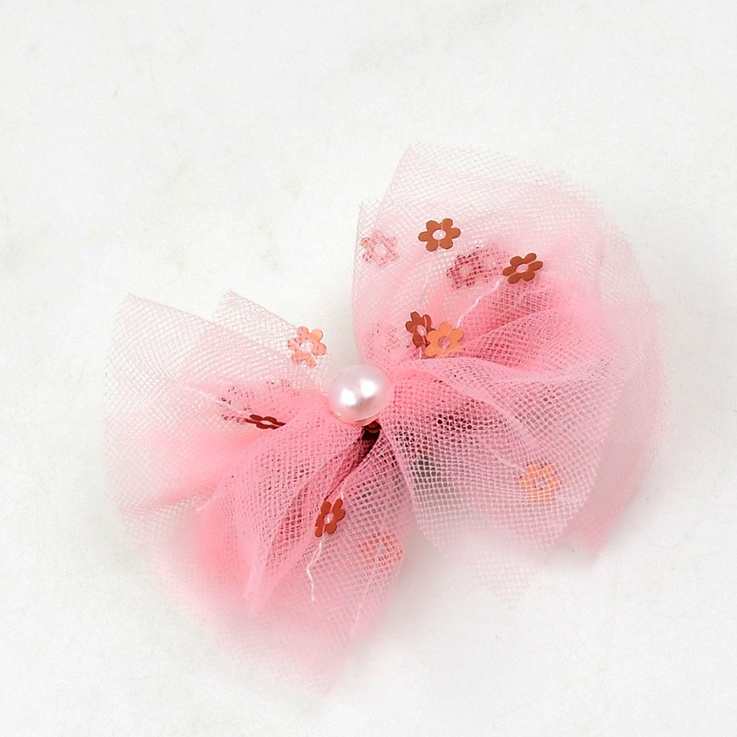 Hair Bow Knot Clip Suitable For Girls (2 Pc)