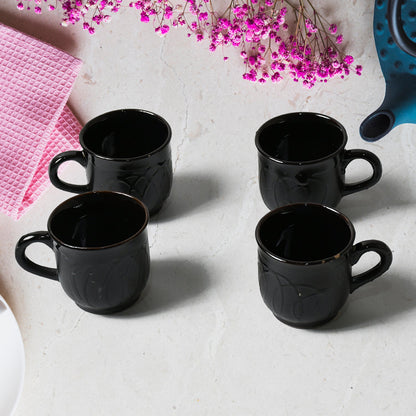 Pine Party Ceramic Tea / cups / Mug Set With Pineapple Shape Serving BowlÃ‚Â Milk Cup, Coffee Cup, Tea Cup, Breakfast Cup, Drinking Mug or Outdoor for Household, Gift for Birthday, Wedding Party (5 Pcs set)