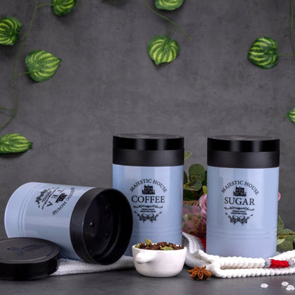 Airtight Containers Ã¢â‚¬â€œ For Tea, Coffee, Sugar & More (3 Pcs Set)