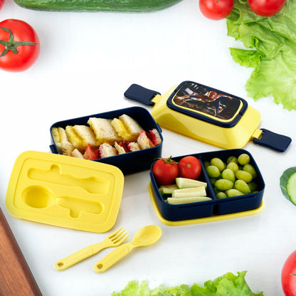 5621Ã‚Â Double Layer Lunch Box Stylish Lid Lunch Box With Fork & Spoon Lunch Box For Children School Lunch BoxÃ‚Â 