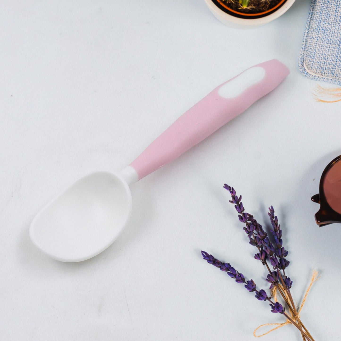 Silicone Bendable Kids Spoon & Fork Set Ã¢â‚¬â€œ Toddler Self-Feeding Utensils (2 Pc Set)