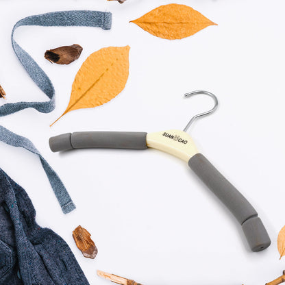 Solid Sponge Hanger Non-Slip Hanger (2 Pc / Mix Color / B Grade)