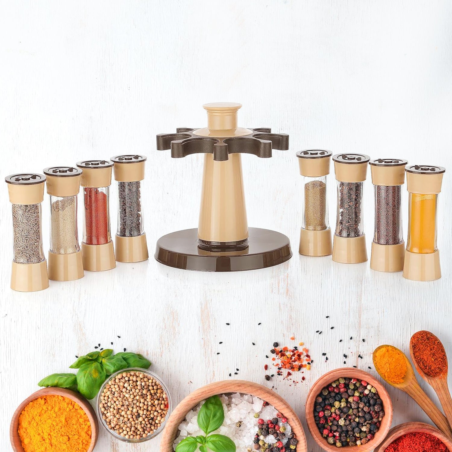 360Â° Rotating Kitchen Spice Rack