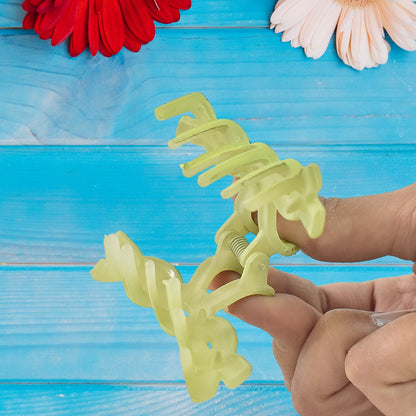 Hair Clamp Grip, Simple Matte Hair Barrette Clamp Charming Decoration Hair Fixation Decorative for Face Washing-3 pcs