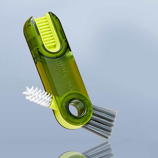 3-in-1 Multifunctional Bottle & Cup Cleaning Brush Ã¢â‚¬â€œ Lid & Cover Scrubber for Kitchen (1 Pc)