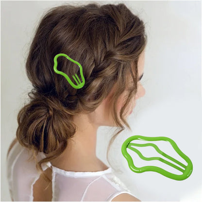 Hair Clips Multicolor Women Hair Accessorie (2 pc)