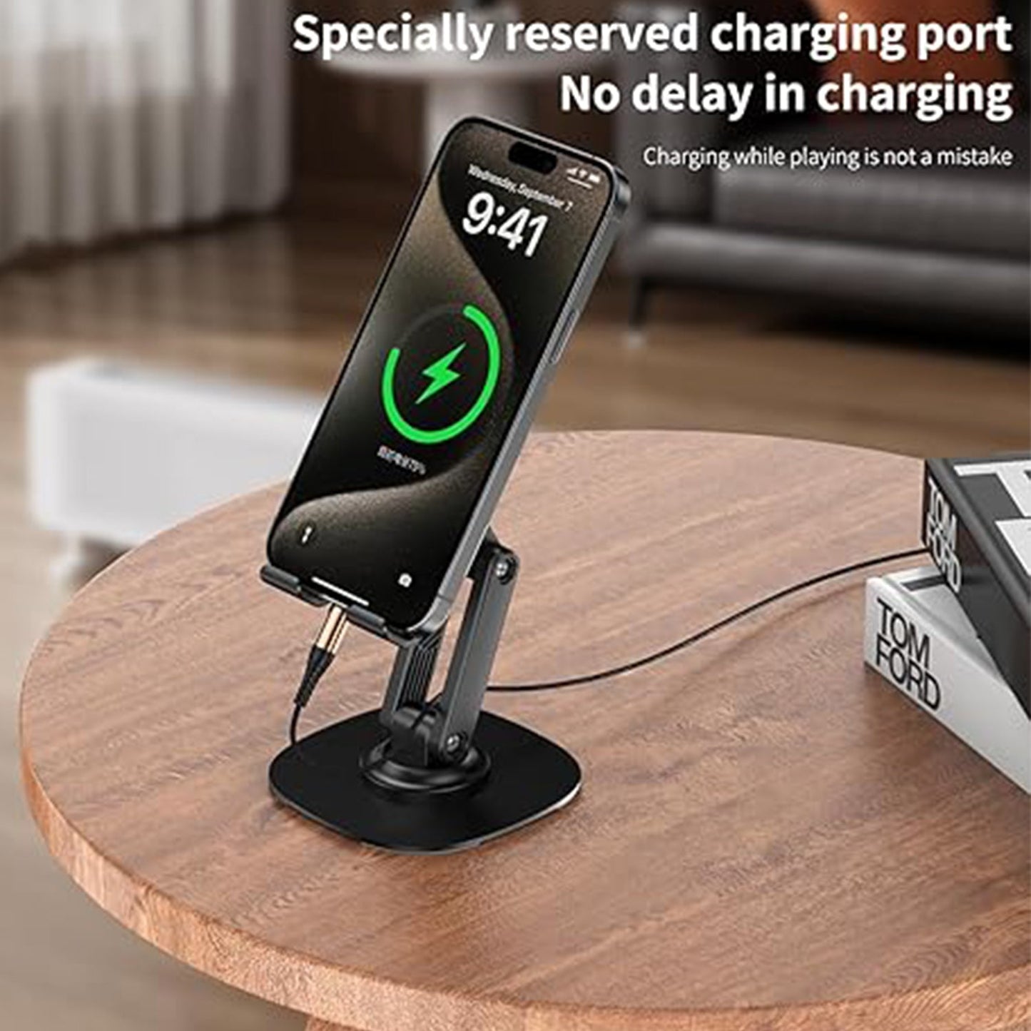 Mobile Stand Foldable & 360Ã‚Â° Rotatable Mobile Stand (1 Pc)