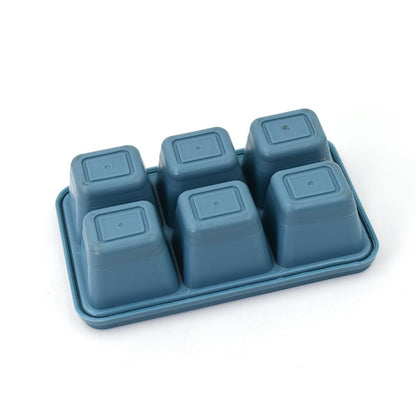 6-Grid Silicone Ice Tray Ã¢â‚¬â€œ Ideal for Household Ice Making