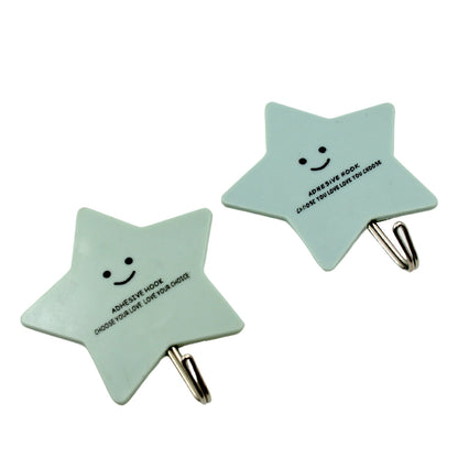 Multipurpose Strong Self-Adhesive Hooks Ã¢â‚¬â€œ Heavy Plastic Wall Hooks for Home, Kitchen & Office Use- 2 pc