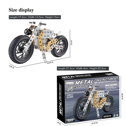 Metal DIY Bike Building Blocks for Kids (bike 162 pc of Bike Tool / 1 SetÃ£â‚¬â€˜