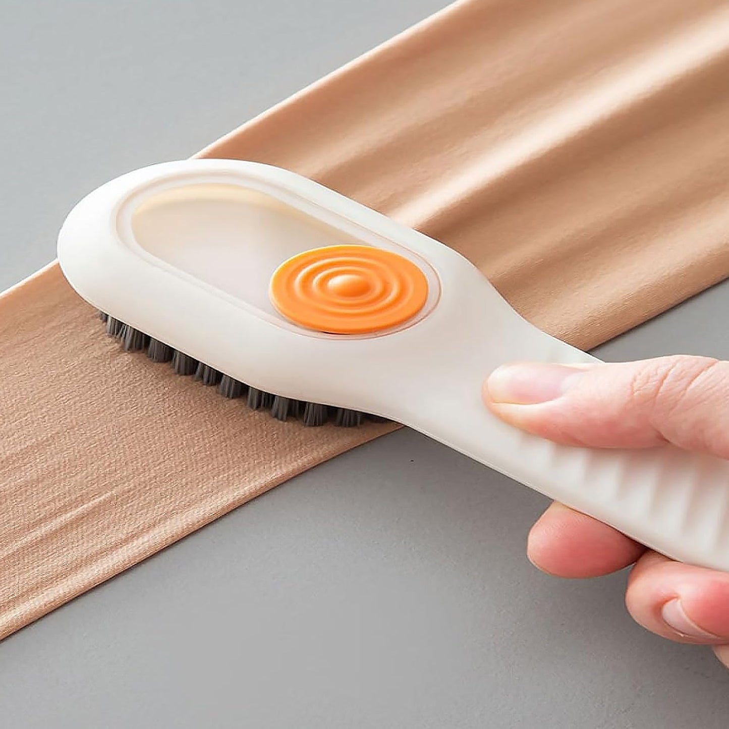 Multifunctional Scrubbing Brush with Liquid / Soap Dispenser, Cleaning Brush with Liquid / Soap Dispenser, Shoe Brush for Cleaning, Cloth Cleaning Brush with HandleÃ‚Â Liquid Shoe Brush For Shoe Clothes (1 Pc)