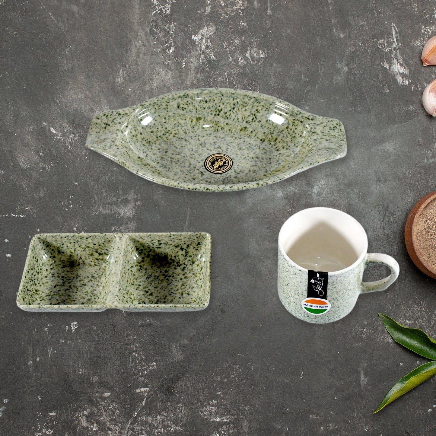 Sunday Funday 6-Piece Tea Set Ã¢â‚¬â€œ Platter & Dual Bowl