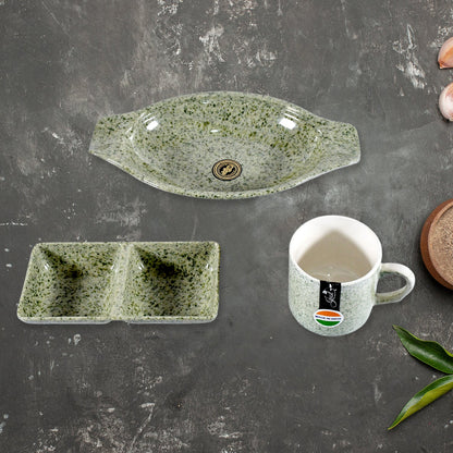 Sunday Funday 6-Piece Tea Set Ã¢â‚¬â€œ Platter & Dual Bowl