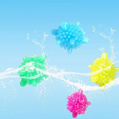 Soft Star Laundry Dryer Balls Ã¢â‚¬â€œ 10-Piece Multi-Color Clothes Softener