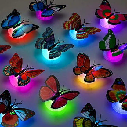 The Butterfly 3D Night Lamp Comes with 3D Illusion Design (2 Pc / Loose)