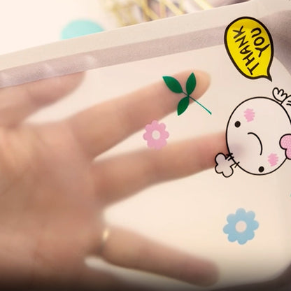 Plastic Transparent Medium Jar Shaped Pouch With Zipper (2 Pc)