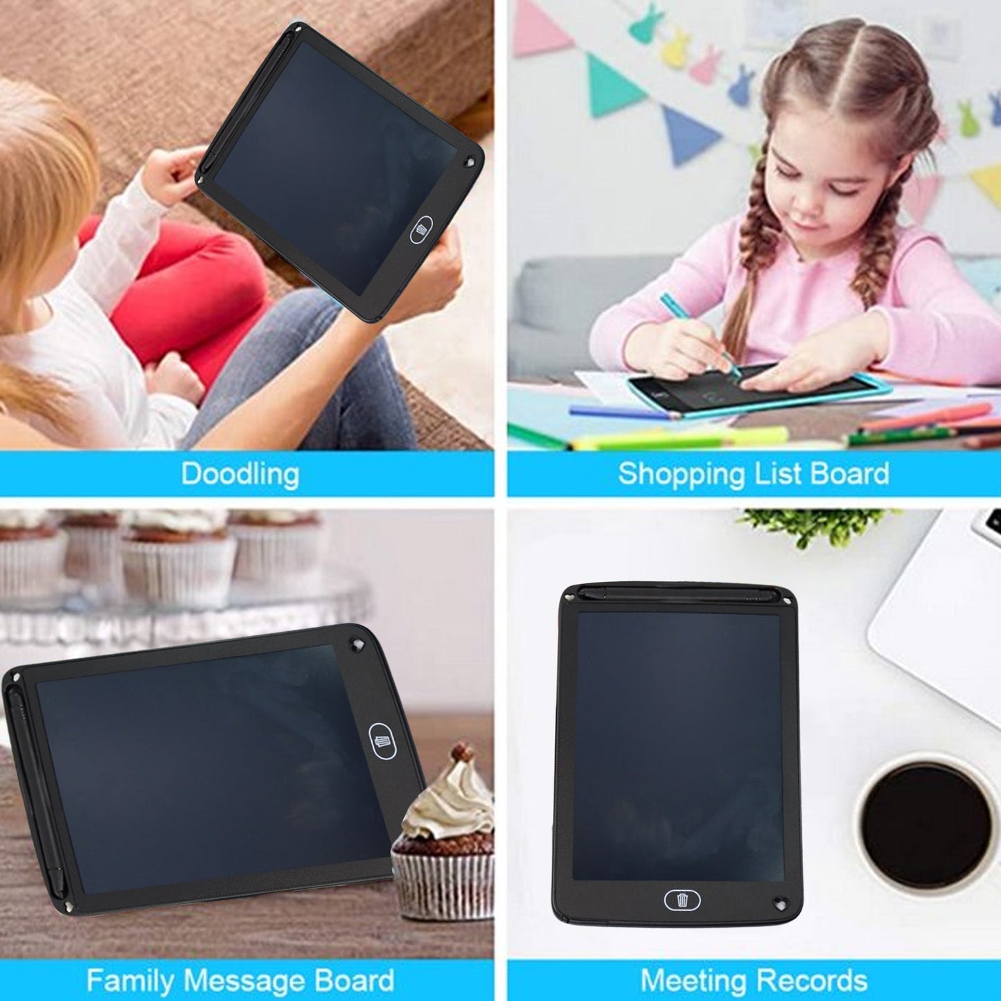 Portable LCD pad for childrenâ€™s drawings