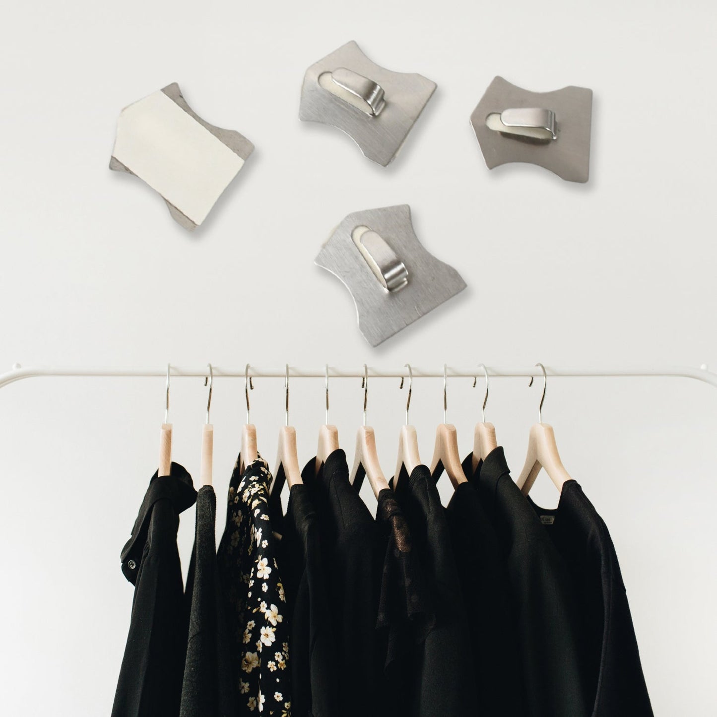 Self-Adhesive Stainless Hooks Ã¢â‚¬â€œ Waterproof for Robes, Coats & Towels