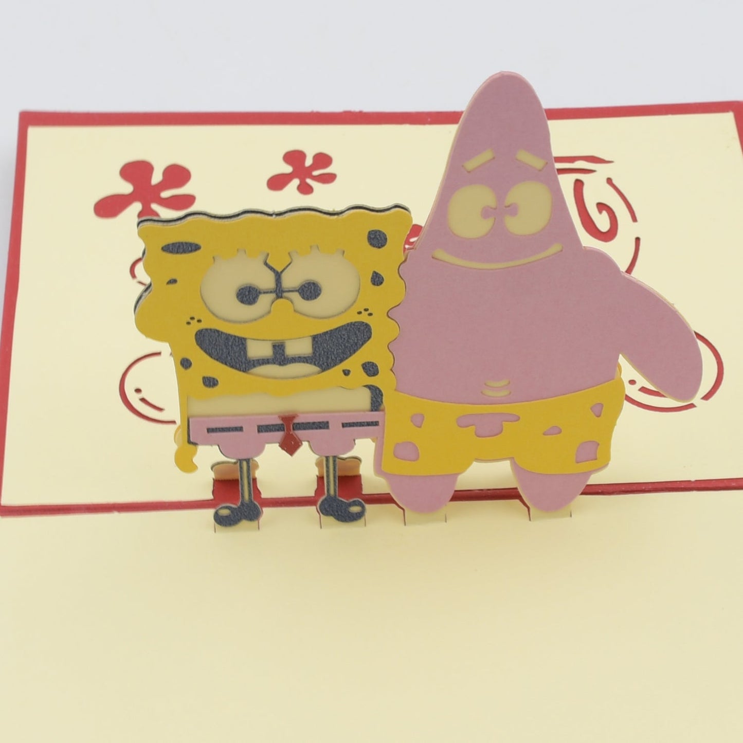 3D -up card featuring a love design for special occasions