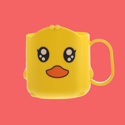 Multipurpose Cartoon Plastic Cup Toothbrush Cups (2 Pc)