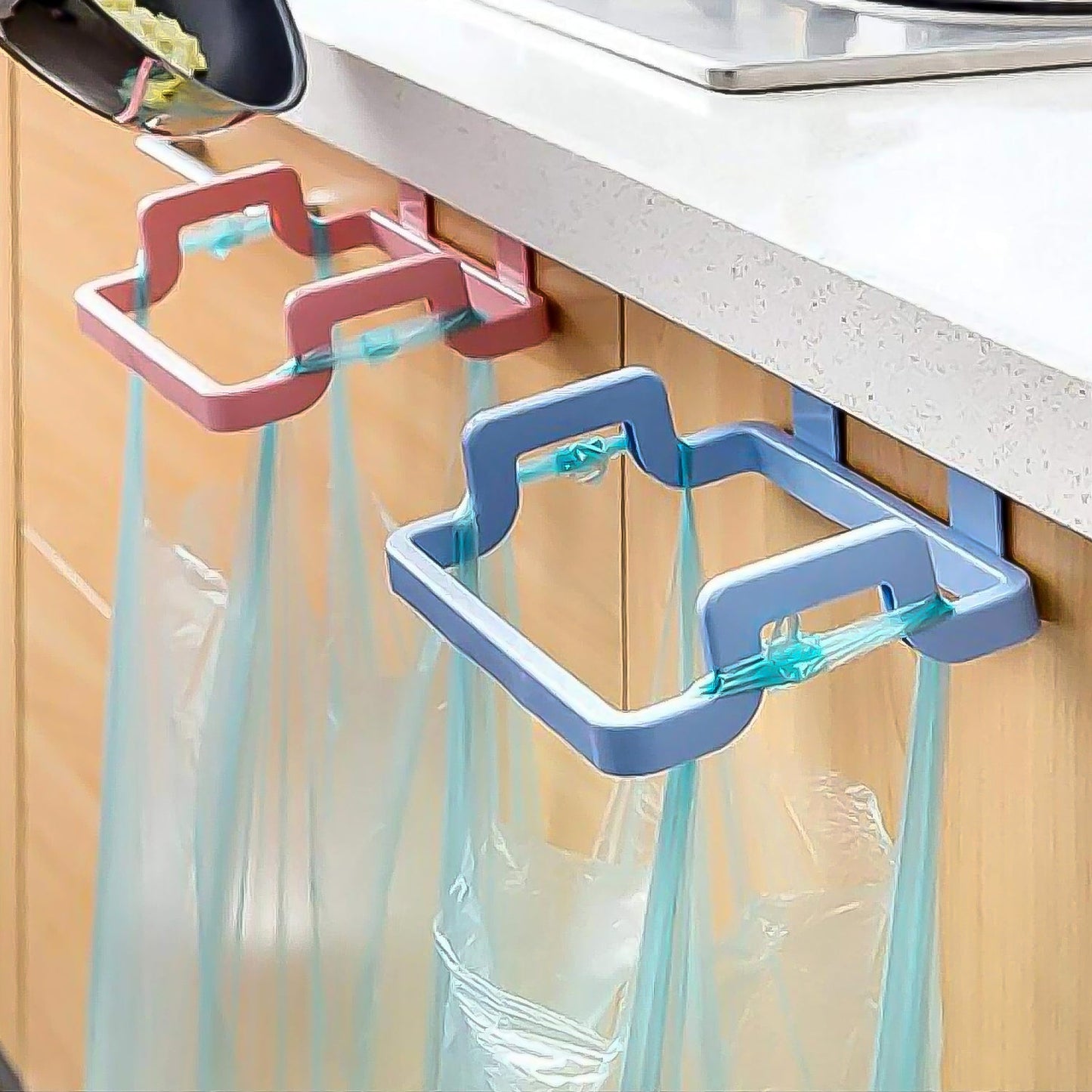 Plastic Garbage Bag Rack Holder-2 pcs