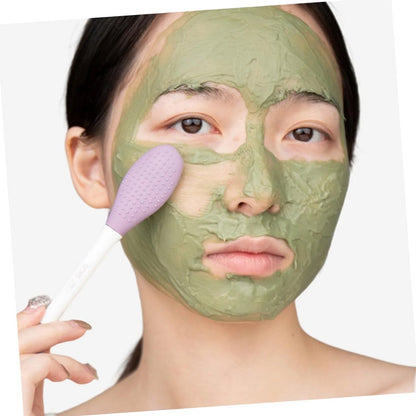 2 In 1 Double-headed Silicone Face Mask Brush (2 Pc)