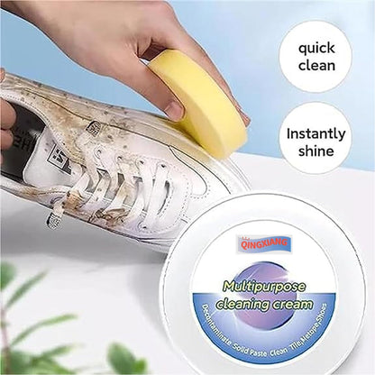 Shoe Cleaning Cream Ã¢â‚¬â€œ Stain Remover for Sneakers, White Rubber Sole & Polish (260g)