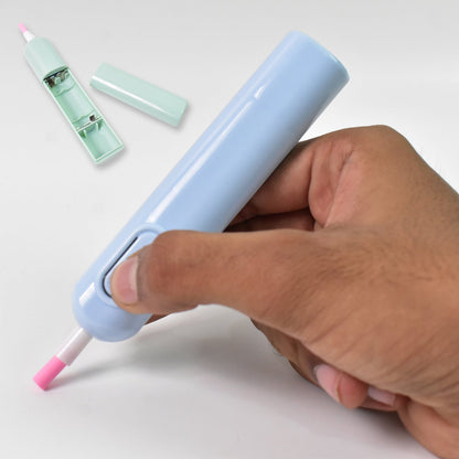 Electric Eraser Kit Ã¢â‚¬â€œ Battery Operated with 10 Refills for Drawing & Sketching (Mix Design / Battery Not Included)
