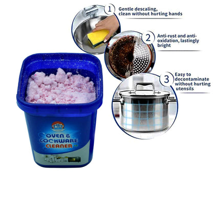 Universal Oven & Cookware Cleaner Powder Ã¢â‚¬â€œ Stainless Steel, Pot Stain & Rust Remover