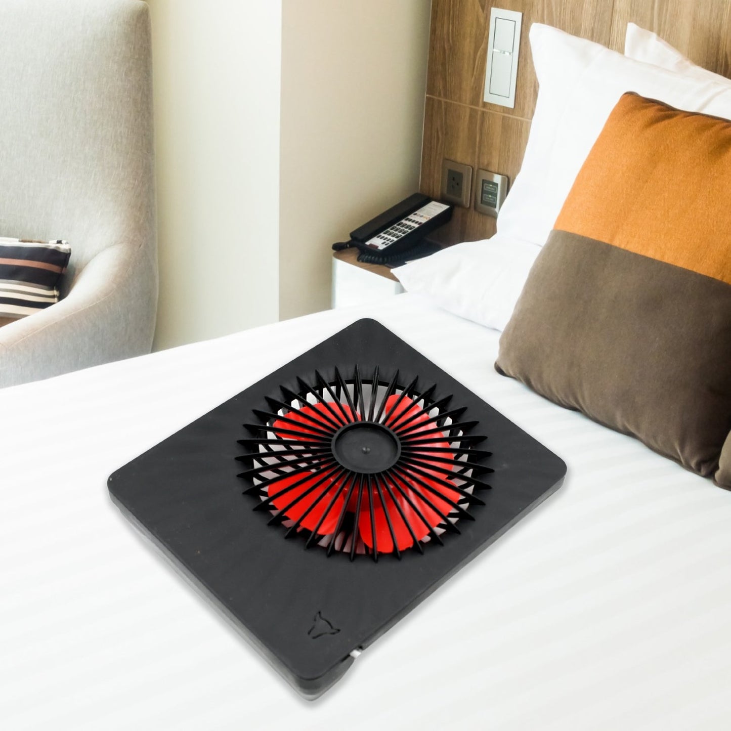 Portable Desk Fan Ã¢â‚¬â€œ 1 Speed Setting, Personal Table Fan for Office, School & Home Use (1 Pc)