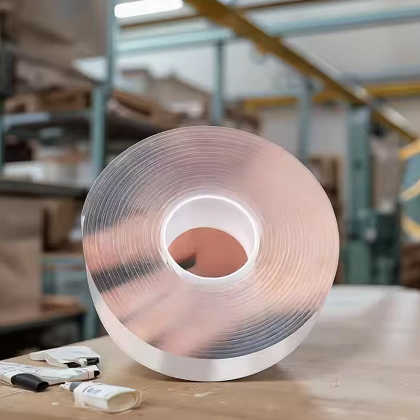 Sticky Double Sided Tape Washable Adhesive Tape Reusable (8.5Ãƒâ€”3 Cm / 1 Pc)