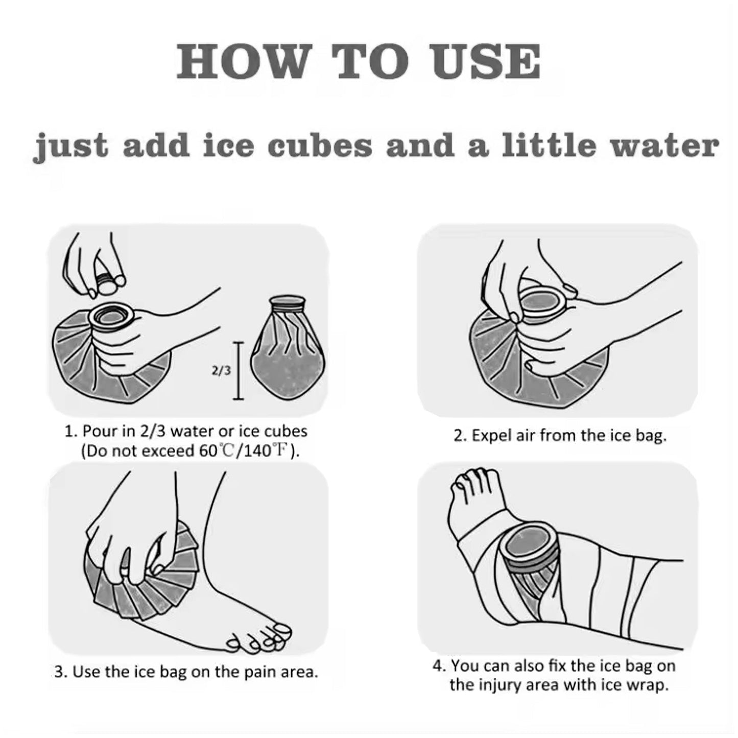 PainÃ‚Â Reliever Ice Bag Used To Overcome Joints Pain In Body (16CM)