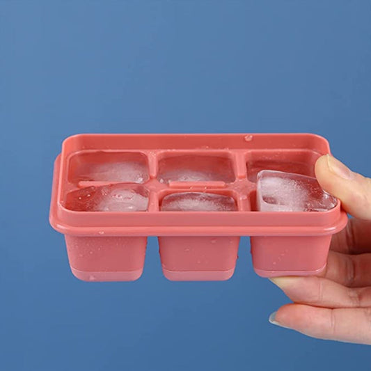 6-Cavity Silicone Ice Tray Ã¢â‚¬â€œ Ideal for Kitchen & Home Use