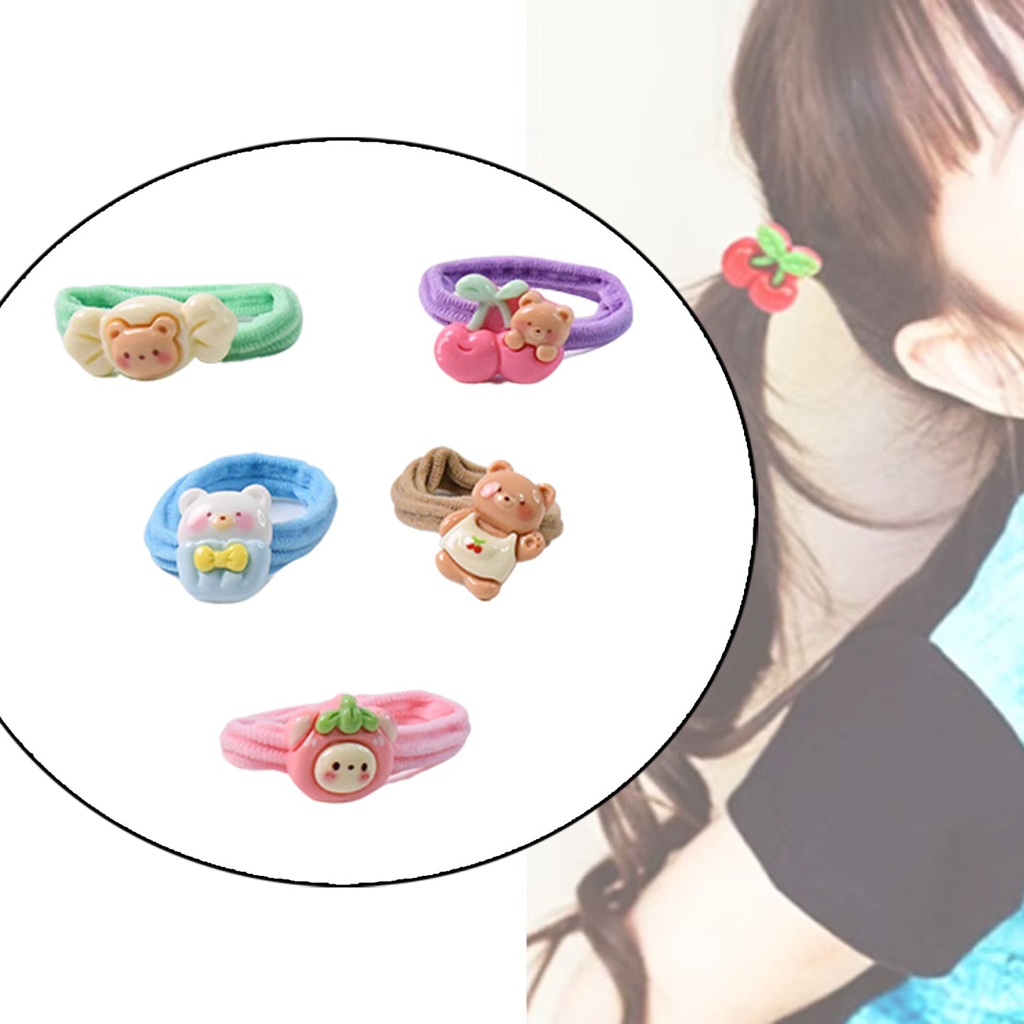 Toddler Hair Ties Baby Hair Tie (10 pcs Set)