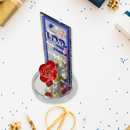 Lovely Rose Showpiece Ã¢â‚¬â€œ Romantic Gift Set for All Occasions (1 Pc)