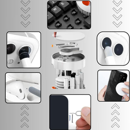 Keyboard Cleaner Kit, 20-in-1 Laptop Phone Screen Cleaning Kit, Keyboard Cleaning Kit with Electronic Cleaning Brush Spray for AirPods Pro,  iPhone Pro, Camera, Computer CleaningÃ‚Â 