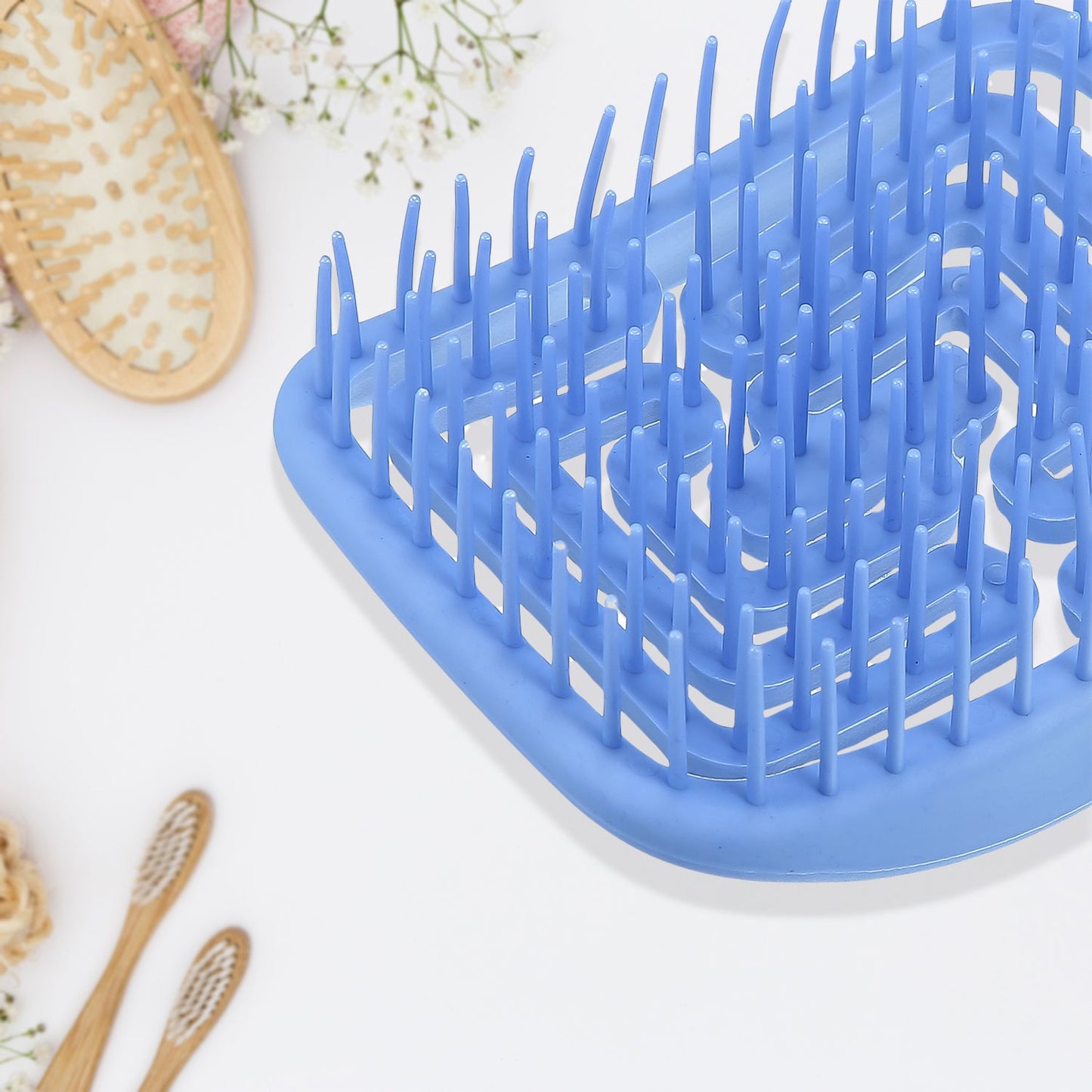 Shampoo Brush, Manual Scalp Massager Skeleton Combs (2 Pc)