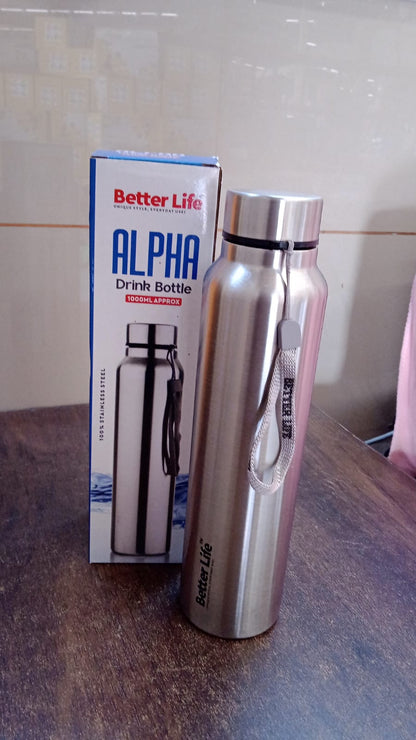 Stainless Steel Double Wall Drink Water Bottle (1000 ML)